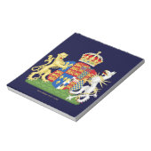 Coat of Arms Anne Boleyn Notizblock (Rotiert)