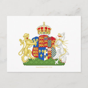 Coat of Arms Anne Boleyn Postkarte