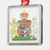 Coat of Arms Anne Boleyn Silbernes Ornament (Links)