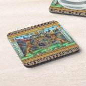 Coat of Arms Beverage Coaster Getränkeuntersetzer (Linke Seite)