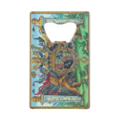 Coat of Arms Bottle Opener Geldbeutel Flaschenöffner (Rückseite)