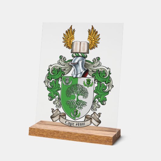 Coat of arms/Joyce Family Association Acrylschild (Winkel)