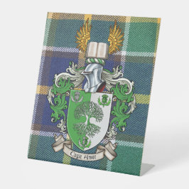Coat of arms/Joyce Family Association Sockelschild
