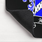 Coat of Arms Nachname Nachname Familienwappen Mousepad (Ecke)