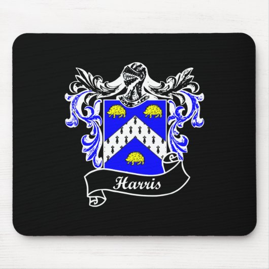 Coat of Arms Nachname Nachname Familienwappen Mousepad (Vorne)
