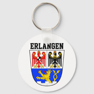 Coat of Arms of Erlangen, GERMANY Schlüsselanhänger