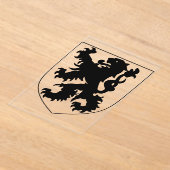 Coat of Arms of Flanders Acryleinladungen (Ablage )