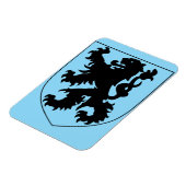 Coat of Arms of Flanders Magnet (Linke Seite)