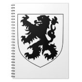 Coat of Arms of Flanders Notizblock (Vorderseite)