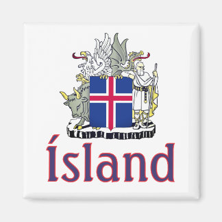 Coat of Arms of Iceland Magnet