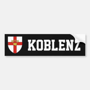 Coat of Arms of Koblenz, Germany Autoaufkleber