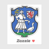 Coat of arms of Monheim am Rhein, Germany Aufkleber (Blatt)