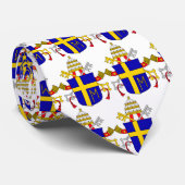 Coat of Arms of Saint Pope John Paul II Krawatte (Gerollt)