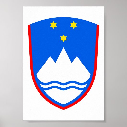 Coat of arms of Slovenia Poster (Vorne)