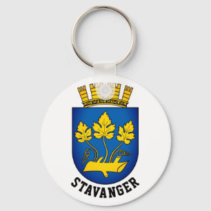 Coat of Arms of Stavanger, Norway Schlüsselanhänger