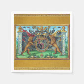 Coat of Arms Paper Napkin Serviette (Vorderseite)