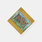 Coat of Arms Paper Napkin Serviette (Ecke)