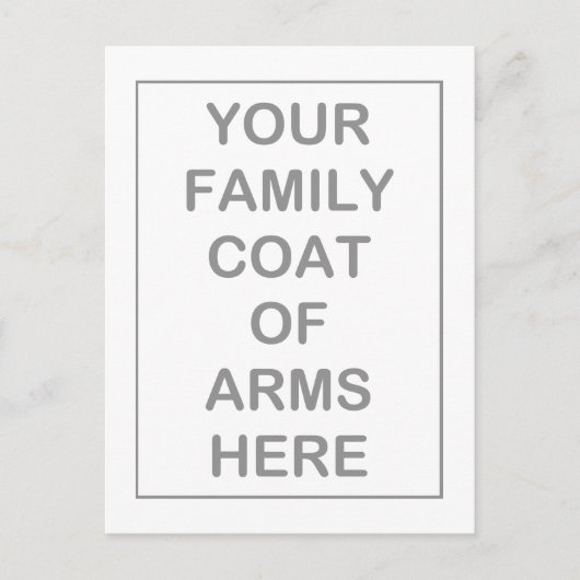 Coat of Arms Postkarten (Vorderseite)