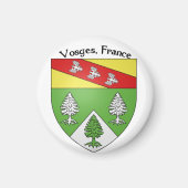 Coat of Arms Vosges, Frankreich Magnet (Vorne)