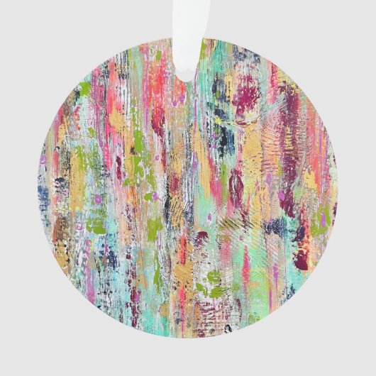 Coat of many Colors Acrylic Ornament (Vorderseite)