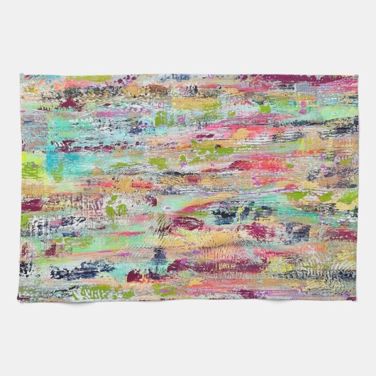 Coat of many Colors Kitchtuch Geschirrtuch (Horizontal)