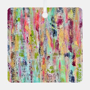 Coat of many Colors Metal Ornament Aus Metall