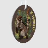 Coatamundi oder Weißnase Ornament (Vorderseite)