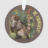 Coatamundi oder Weißnase Ornament (Vorderseite)