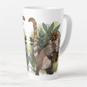 Coatamundi oder Weißnasen-Coati Milchtasse (Rechte Ecke)
