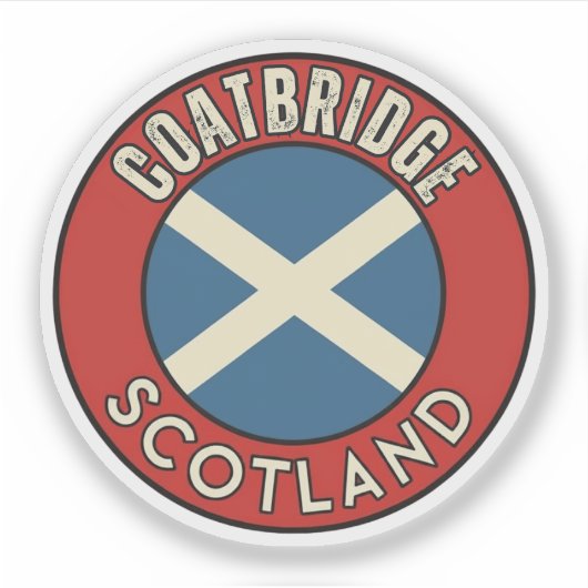 Coatbridge, Schottland Aufkleber (Vorderseite)