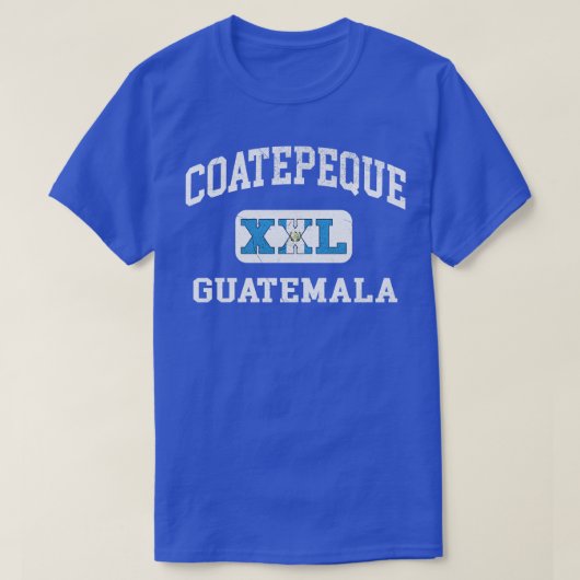 Coatepeque Guatemala XXL Athletisches Design 1 T-Shirt (Design vorne)