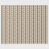 Coati-Streifen Geschenkpapier (Flach)