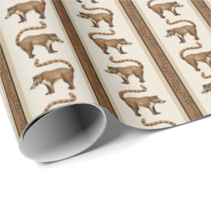 Coati-Streifen Geschenkpapier