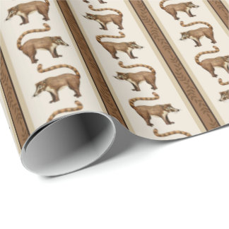 Coati-Streifen Geschenkpapier