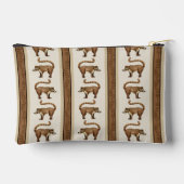 Coati Stripe Zipper Pouch Zubehörtasche (Rückseite)