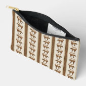 Coati Stripe Zipper Pouch Zubehörtasche (Offen)