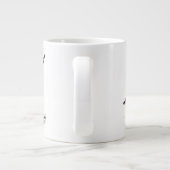 Coatimundi Dont Care Design Jumbo-Tasse (Rückseite)