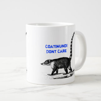 Coatimundi Dont Care Design Jumbo-Tasse