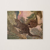 Coatimundi von Louis Sargent, Vintage Wildtiere Puzzle (Horizontal)