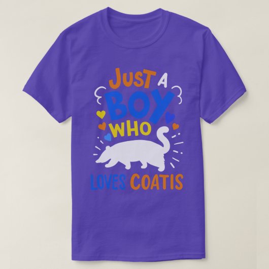 Coatis Coatimundi Coati Lover T-Shirt (Design vorne)