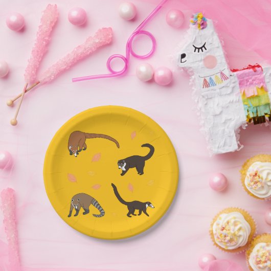 Coatis Pappteller (Party)