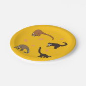 Coatis Pappteller (Schrägansicht)