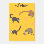 Coatis Post-it Klebezettel (Vorderseite)