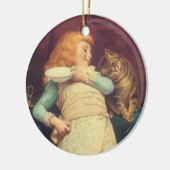 Coaxing besser als Teasing Charles Burton Barber Keramikornament (Links)