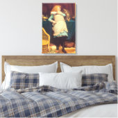 Coaxing besser als Teasing Charles Burton Barber Leinwanddruck (Insitu (Schlafzimmer))