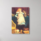 Coaxing besser als Teasing Charles Burton Barber Leinwanddruck (Vorderseite)