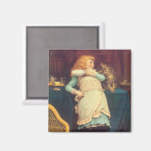 Coaxing besser als Teasing Charles Burton Barber Magnet (Vorderseite/Rückseite)