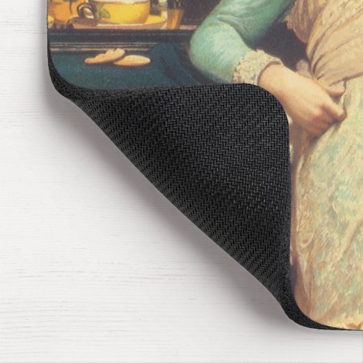 Coaxing besser als Teasing Charles Burton Barber Mousepad (Ecke)