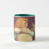 Coaxing besser als Teasing Charles Burton Barber Tasse (Zentrum)