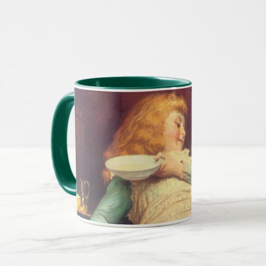 Coaxing besser als Teasing Charles Burton Barber Tasse (Vorderseite Links)